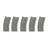 Set of 5 Hi-Cap 300 BB Magazines for M4/M16 Replicas - Grey