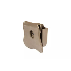 Glock double magazine pouch - Tan