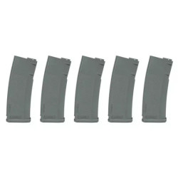 Set of 5 125BBs S-Mag Mid-Cap magazines - Chaos Grey