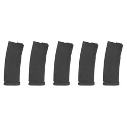 Set of 5 380BBs S-Mag Hi-Cap magazines - black