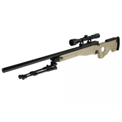 Warrior I Sniper Rifle Replica (with bipod and scope) - Tan