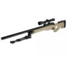 Warrior I Sniper Rifle Replica (with bipod and scope) - Tan