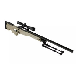 Warrior I Sniper Rifle Replica (with bipod and scope) - Tan