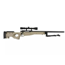 Warrior I Sniper Rifle Replica (with bipod and scope) - Tan