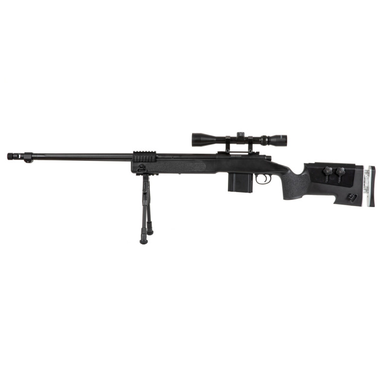 MB4417D Sniper Rifle Replica with Scope and Bipod