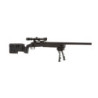 SA-S02 CORE™ Sniper Rifle Replica with Scope and Bipod - Black