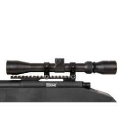 SA-S02 CORE™ Sniper Rifle Replica with Scope and Bipod - Black