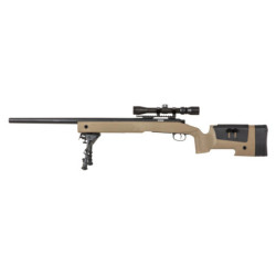 SA-S02 CORE™ Sniper Rifle Replica with Scope and Bipod - Tan