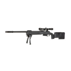 SA-S03 CORE™ Sniper Rifle Replica with Scope and Bipod - Black