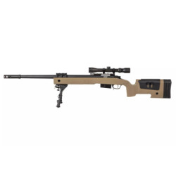 SA-S03 CORE™ Sniper Rifle Replica with Scope and Bipod - Tan