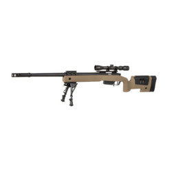 SA-S03 CORE™ Sniper Rifle Replica with Scope and Bipod - Tan