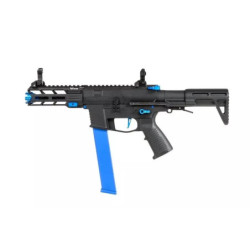 Nemesis X9 submachine gun replica - black and blue