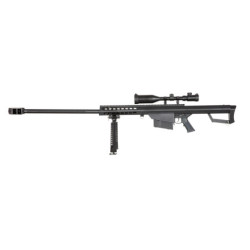 Rifle replica barrett® M107 selector rifle with bipod and scope