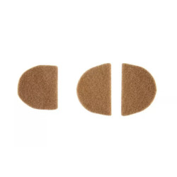 Hook&Loop hearing protectors stickers - Tan