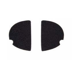 Hook&Loop hearing protectors stickers - black