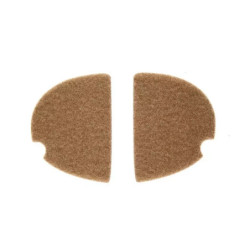 Hook&Loop hearing protectors stickers - Tan