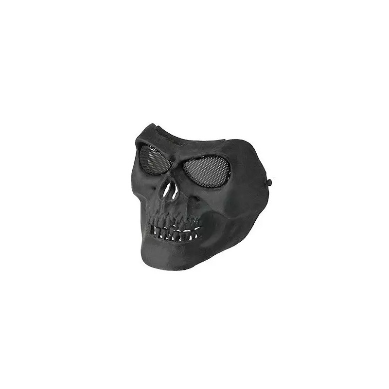 Skull Style face mask - black