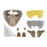 Navigator mask with goggles - tan