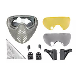 Navigator mask with goggles - grey