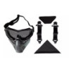 ANT mask with goggles - black