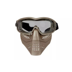 ANT mask with goggles - tan