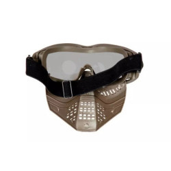 ANT mask with goggles - tan