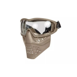 ANT mask with goggles - tan