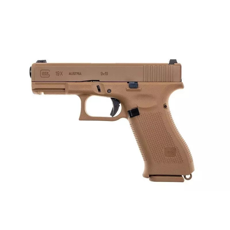 GLOCK 19X GBB Green Gas Pistol Replica - Coyote Brown