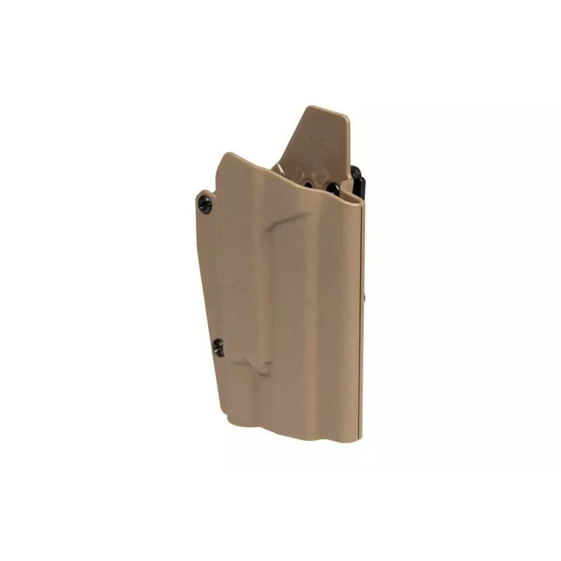 Tactical holster for G17L replicas with flashlight - Dark Earth