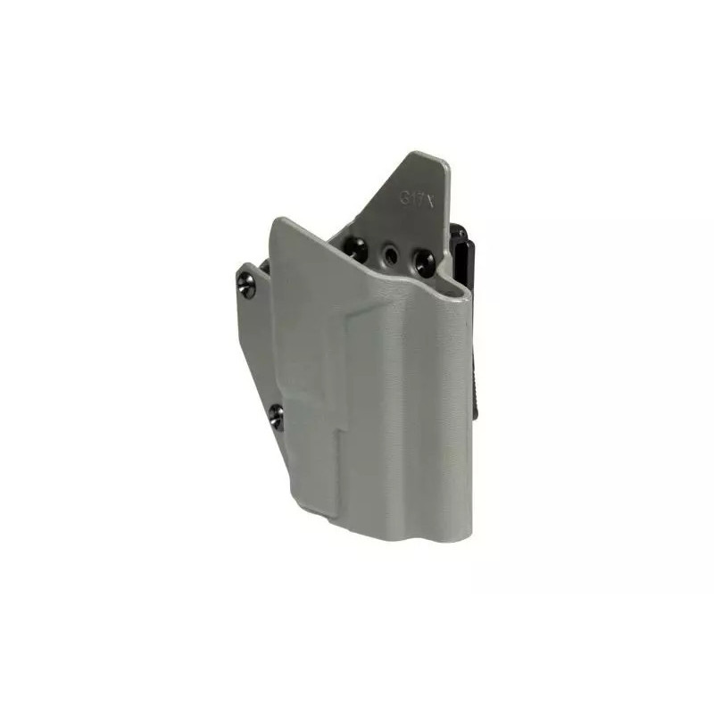 Tactical holster for G17 replicas with flashlight - Foliage Green