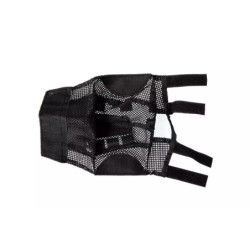 Mesh helmet cover for fast (M) - black