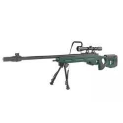 SV-98 CORE™ sniper rifle replica with bipod and scope - russian green