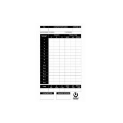 IPSC Score Sheet - 100 Pcs