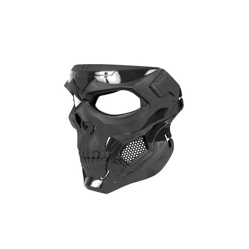 Skull Messenger Mask - black