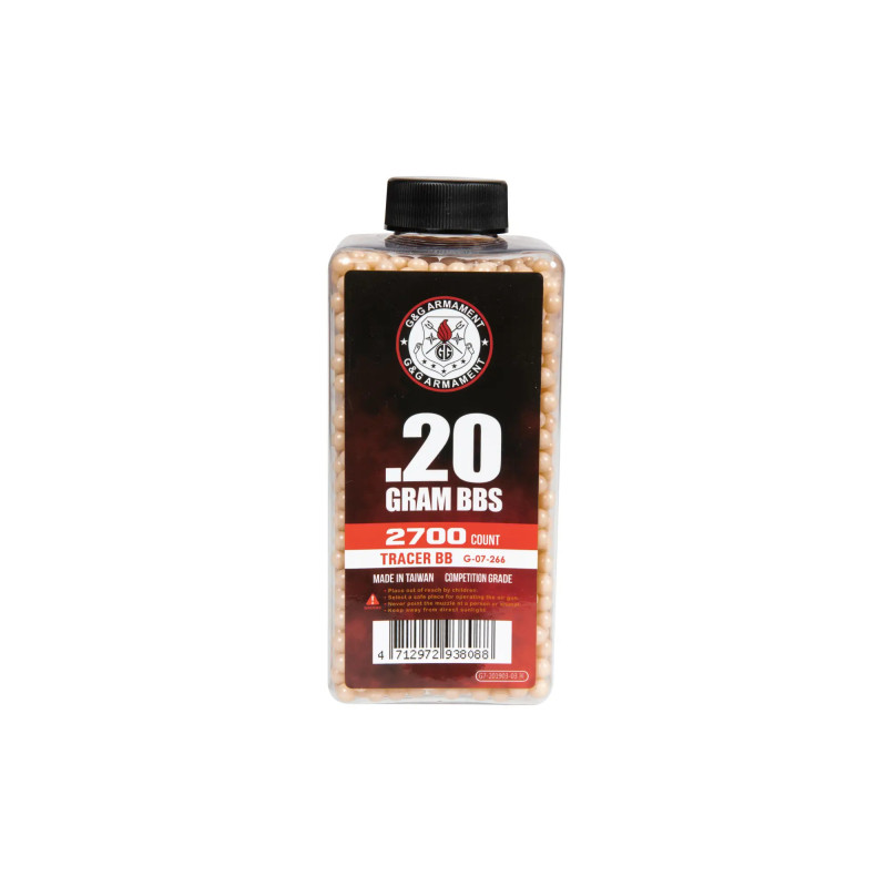 0.20g Tracer BBs - 2700 BB Bottle – Red