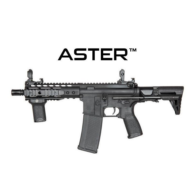 SA-E12 PDW EDGE™ ASTER™ V2 Custom Carbine Replica - black