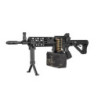 CM16 LMG Stealth Machine Gun Replica - black