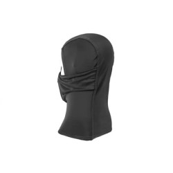 Thermoactive balaclava with steel mask - black