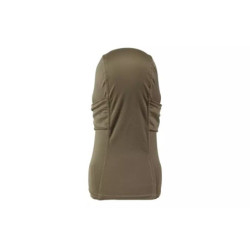 Thermoactive balaclava with steel mask - olive