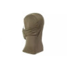 Thermoactive balaclava with steel mask - olive