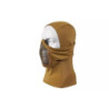 Thermoactive balaclava with steel mask - Tan