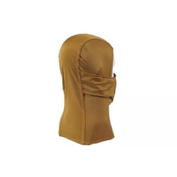 Thermoactive balaclava with steel mask - Tan