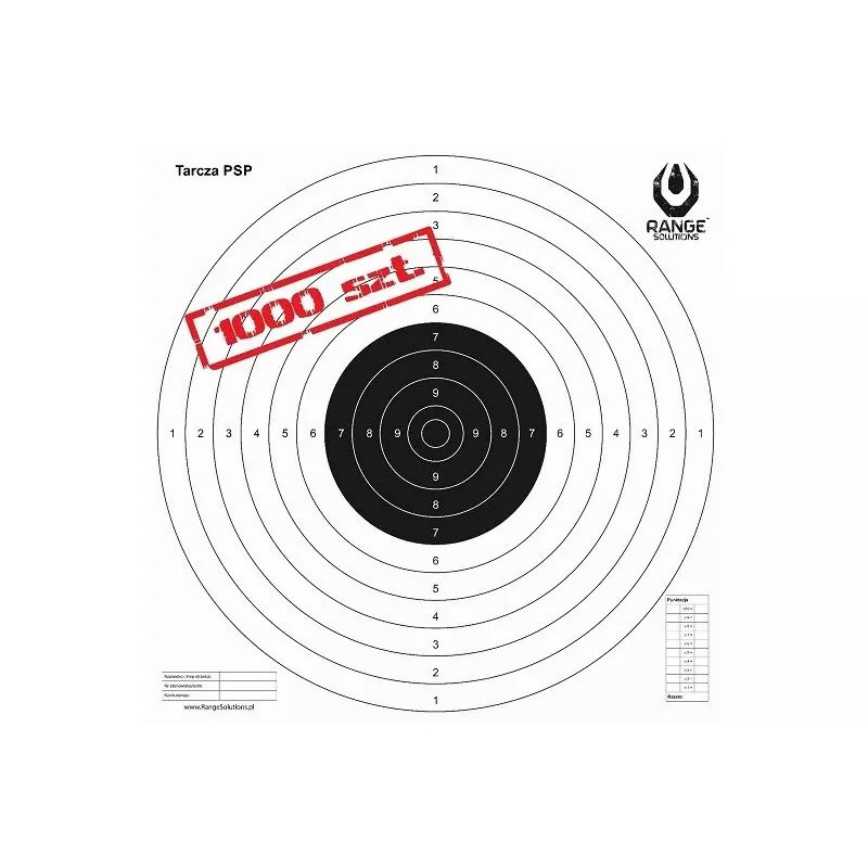 TS-2 PSP Shooting Target - 1000 Pcs