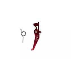 CNC Aluminum Advanced Trigger (Style E) - Red