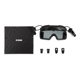 Tactical Goggles for FMA Helmets - Black