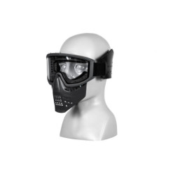 JT Full Face Mask with Goggles - Black