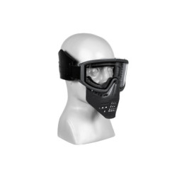 JT Full Face Mask with Goggles - Black