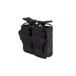 Double Pistol Pouch For Skeleton Vests - Black