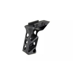 Aluminum CNC RIS Angled Forward Grip - Black