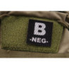 IR patch – B NEG BLOOD TYPE